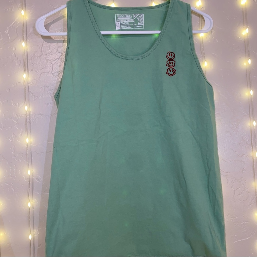 Mint Dutch Bros Tank